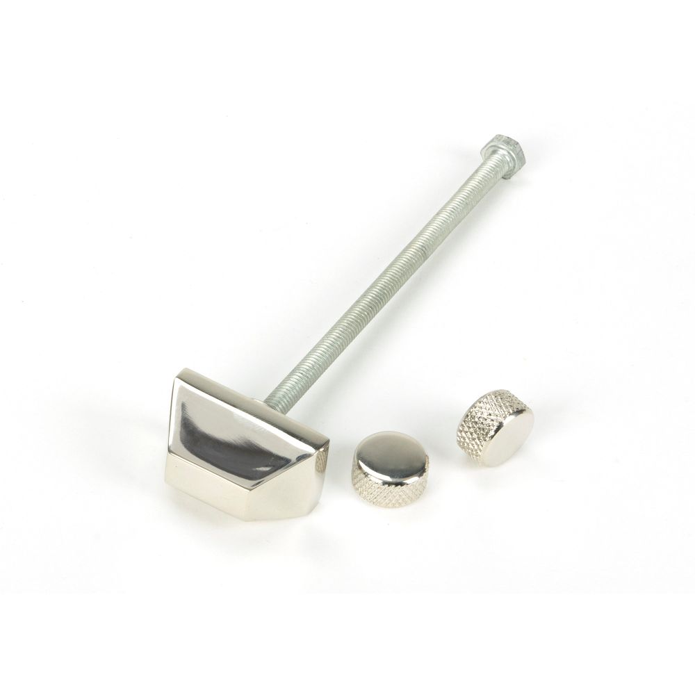 From The Anvil - Polished Nickel Brompton Door Knocker | Sku. 46646 | Trade Door Handles.