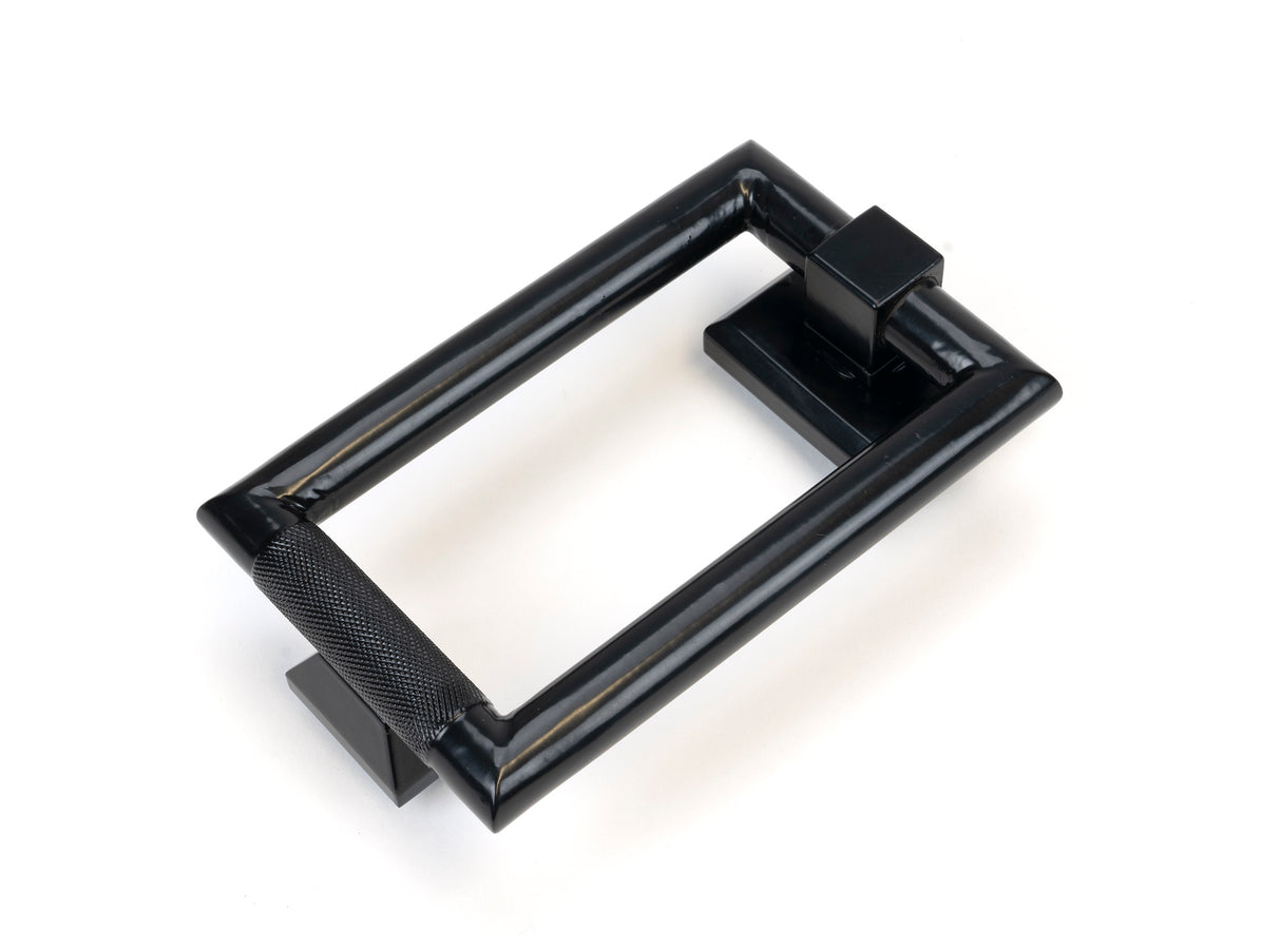 From The Anvil - Black Brompton Door Knocker | Sku. 46649 | Trade Door Handles.