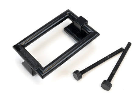 From The Anvil - Black Brompton Door Knocker | Sku. 46649 | Trade Door Handles.