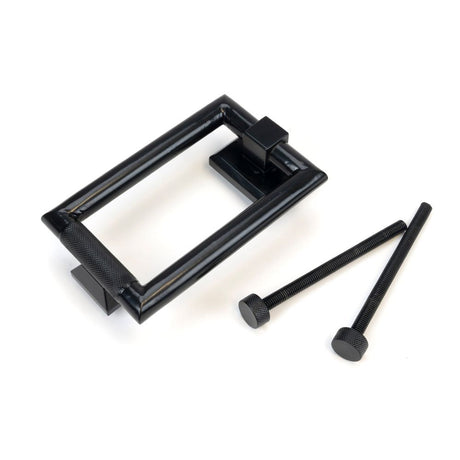 From The Anvil - Black Brompton Door Knocker | Sku. 46649 | Trade Door Handles.