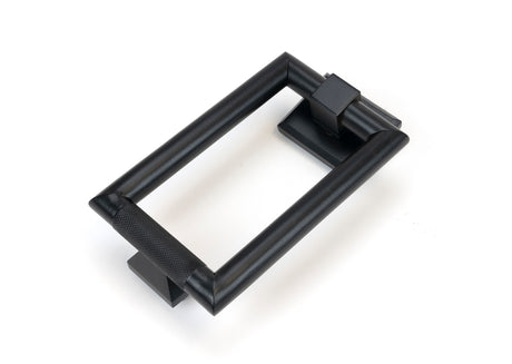 From The Anvil - Matt Black Brompton Door Knocker | Sku. 46650 | Trade Door Handles.