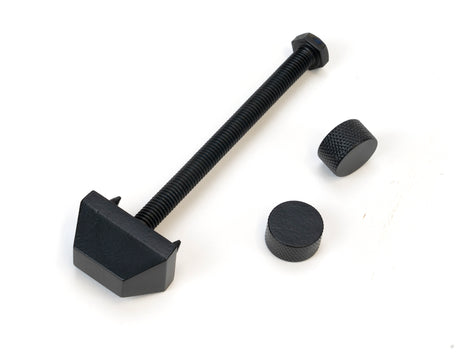 From The Anvil - Matt Black Brompton Door Knocker | Sku. 46650 | Trade Door Handles.