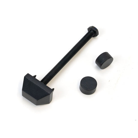 From The Anvil - Matt Black Brompton Door Knocker | Sku. 46650 | Trade Door Handles.