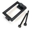 From The Anvil - Matt Black Brompton Door Knocker | Sku. 46650 | Trade Door Handles.