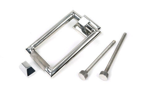 From The Anvil - Polished Marine SS (316) Brompton Door Knocker | Sku. 46652 | Trade Door Handles.