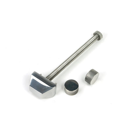 From The Anvil - Polished Marine SS (316) Brompton Door Knocker | Sku. 46652 | Trade Door Handles.