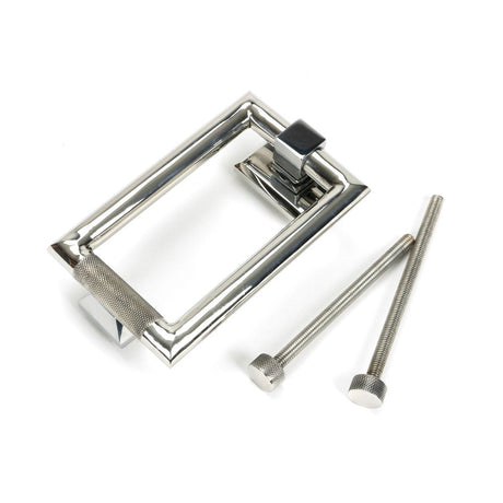 From The Anvil - Polished Marine SS (316) Brompton Door Knocker | Sku. 46652 | Trade Door Handles.