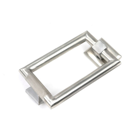 From The Anvil - Satin Marine SS (316) Brompton Door Knocker | Sku. 46653 | Trade Door Handles.