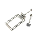 From The Anvil - Satin Marine SS (316) Brompton Door Knocker | Sku. 46653 | Trade Door Handles.