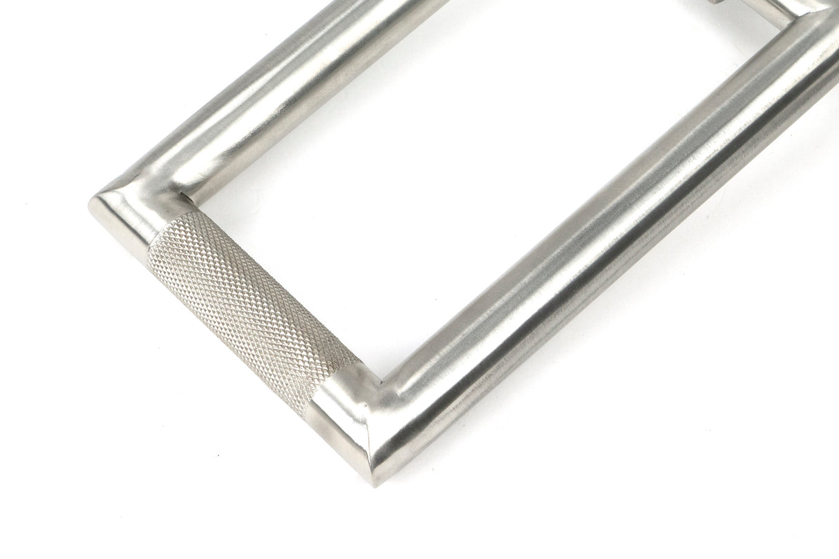 From The Anvil - Satin Marine SS (316) Brompton Door Knocker | Sku. 46653 | Trade Door Handles.