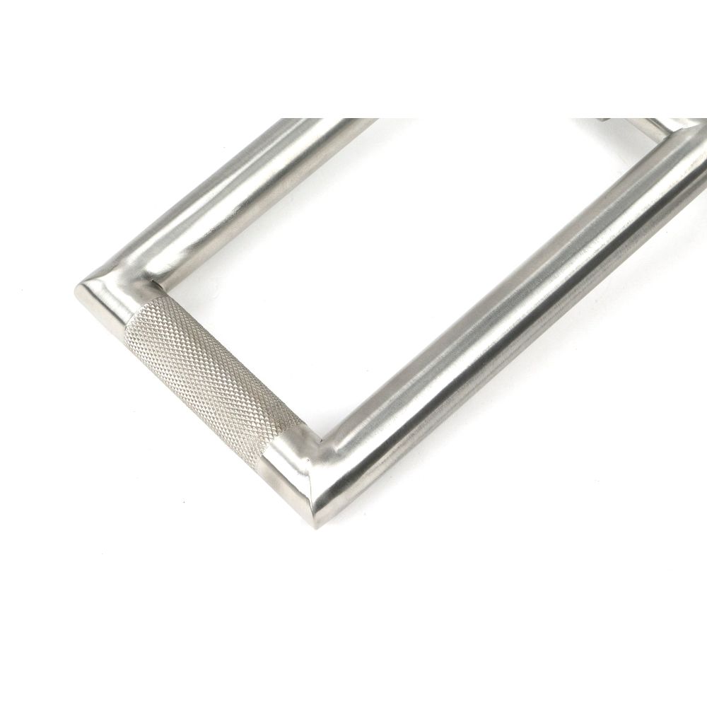 From The Anvil - Satin Marine SS (316) Brompton Door Knocker | Sku. 46653 | Trade Door Handles.