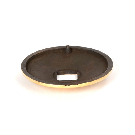 From The Anvil - Aged Brass Beehive Centre Door Knob | Sku. 46654 | Trade Door Handles.