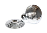 From The Anvil - Polished Chrome Beehive Centre Door Knob | Sku. 46655 | Trade Door Handles.
