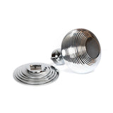 From The Anvil - Polished Chrome Beehive Centre Door Knob | Sku. 46655 | Trade Door Handles.