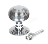 From The Anvil - Polished Chrome Beehive Centre Door Knob | Sku. 46655 | Trade Door Handles.