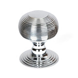 From The Anvil - Polished Chrome Beehive Centre Door Knob | Sku. 46655 | Trade Door Handles.