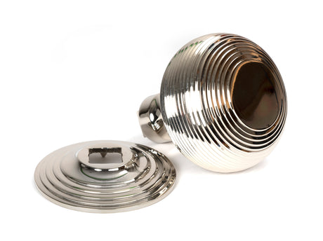 From The Anvil - Polished Nickel Beehive Centre Door Knob | Sku. 46656 | Trade Door Handles.