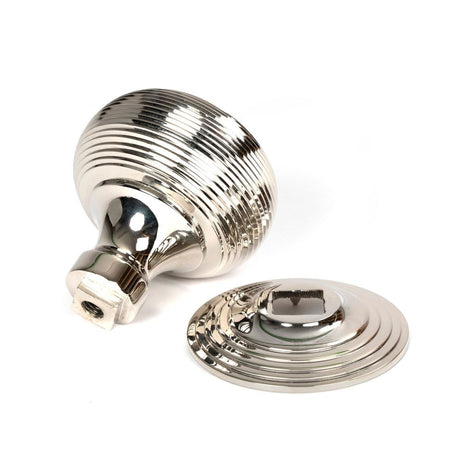 From The Anvil - Polished Nickel Beehive Centre Door Knob | Sku. 46656 | Trade Door Handles.