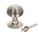 From The Anvil - Polished Nickel Beehive Centre Door Knob | Sku. 46656 | Trade Door Handles.