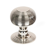 From The Anvil - Polished Nickel Beehive Centre Door Knob | Sku. 46656 | Trade Door Handles.