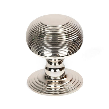 From The Anvil - Polished Nickel Beehive Centre Door Knob | Sku. 46656 | Trade Door Handles.