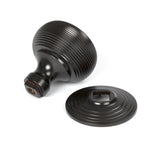 From The Anvil - Aged Bronze Beehive Centre Door Knob | Sku. 46657 | Trade Door Handles.