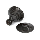 From The Anvil - Aged Bronze Beehive Centre Door Knob | Sku. 46657 | Trade Door Handles.