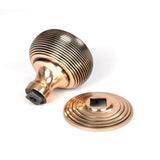 From The Anvil - Polished Bronze Beehive Centre Door Knob | Sku. 46658 | Trade Door Handles.