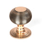 From The Anvil - Polished Bronze Beehive Centre Door Knob | Sku. 46658 | Trade Door Handles.