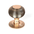 From The Anvil - Polished Bronze Beehive Centre Door Knob | Sku. 46658 | Trade Door Handles.