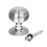 From The Anvil - Satin Chrome Beehive Centre Door Knob | Sku. 46659 | Trade Door Handles.