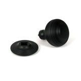 From The Anvil - Matt Black Beehive Centre Door Knob | Sku. 46660 | Trade Door Handles.
