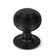 From The Anvil - Matt Black Beehive Centre Door Knob | Sku. 46660 | Trade Door Handles.