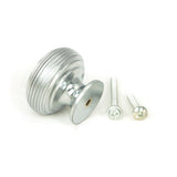 From The Anvil - Satin Chrome Beehive Cabinet Knob 40mm | Sku. 46662 | Trade Door Handles.