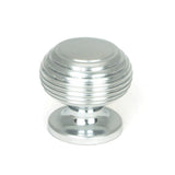 From The Anvil - Satin Chrome Beehive Cabinet Knob 30mm | Sku. 46663 | Trade Door Handles.
