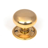 From The Anvil - Aged Brass Mushroom Mortice/Rim Knob Set | Sku. 46681 | Trade Door Handles.