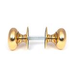 From The Anvil - Aged Brass Mushroom Mortice/Rim Knob Set | Sku. 46681 | Trade Door Handles.