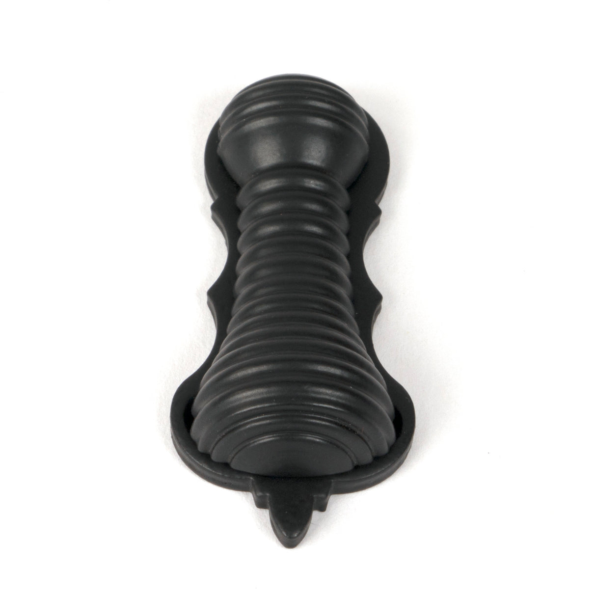 From The Anvil - Matt Black Beehive Escutcheon | Sku. 46690 | Trade Door Handles.