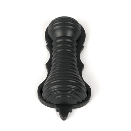 From The Anvil - Matt Black Beehive Escutcheon | Sku. 46690 | Trade Door Handles.