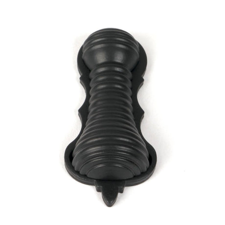 From The Anvil - Matt Black Beehive Escutcheon | Sku. 46690 | Trade Door Handles.