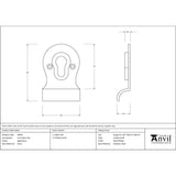 From The Anvil - Aged Brass Euro Door Pull | Sku. 46692 | Trade Door Handles.