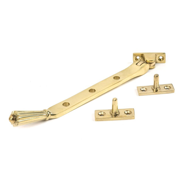 From The Anvil - Polished Brass 8" Hinton Stay | Sku. 46703 | Trade Door Handles.