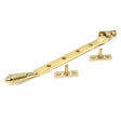 From The Anvil - Polished Brass 10" Reeded Stay | Sku. 46707 | Trade Door Handles.