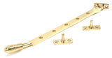 From The Anvil - Polished Brass 12" Reeded Stay | Sku. 46708 | Trade Door Handles.