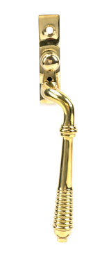 From The Anvil - Polished Brass Reeded Espag - RH | Sku. 46709 | Trade Door Handles.