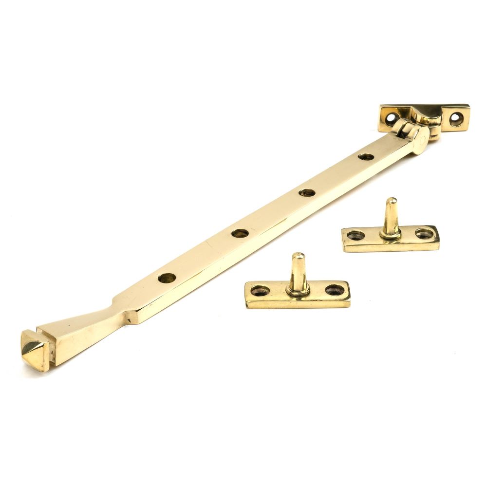 From The Anvil - Polished Brass 12" Avon Stay | Sku. 46714 | Trade Door Handles.
