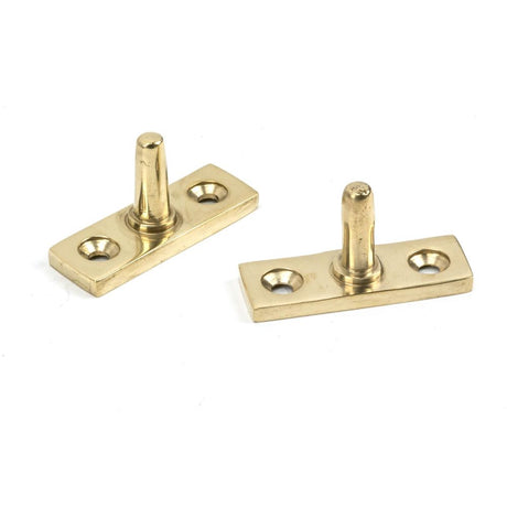 From The Anvil - Polished Brass 8" Newbury Stay | Sku. 46715 | Trade Door Handles.