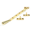From The Anvil - Polished Brass 10" Newbury Stay | Sku. 46716 | Trade Door Handles.
