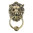 High quality images of the From The Anvil - Aged Brass Lion Head Door Knocker | Sku. Anvil-46722 | available to order from Trade Door Handles, quick delivery at discounted prices.