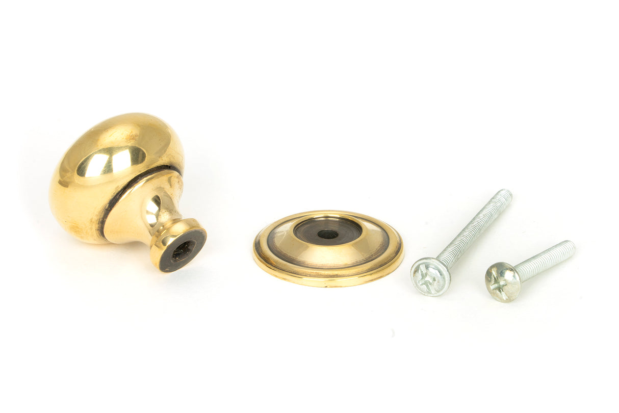 From The Anvil - Aged Brass Mushroom Cabinet Knob 32mm | Sku. 46723 | Trade Door Handles.